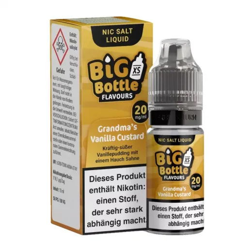 Big Bottle - Grandmas Vanilla Custard - Nikotinsalz Liquid