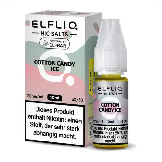 ELFLIQ - Cotton Candy Ice - Nikotinsalz Liquid