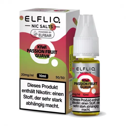 ELFLIQ - Kiwi Passion Fruit Guava - Nikotinsalz Liquid