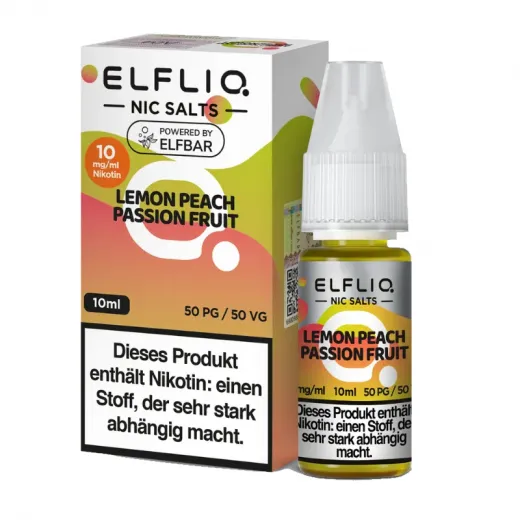 ELFLIQ - Lemon Peach Passion Fruit - Nikotinsalz Liquid