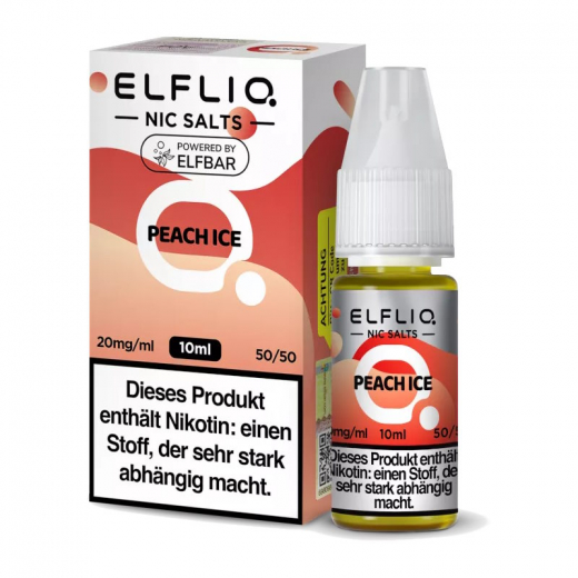 ELFLIQ - Peach Ice - Nikotinsalz Liquid