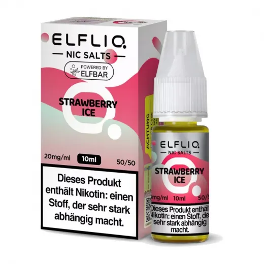 ELFLIQ - Strawberry Ice - Nikotinsalz Liquid