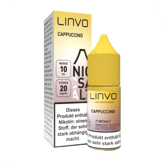 Linvo - Cappuccino - Nikotinsalz Liquid