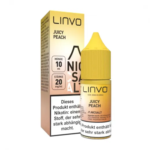 Linvo - Juicy Peach - Nikotinsalz Liquid