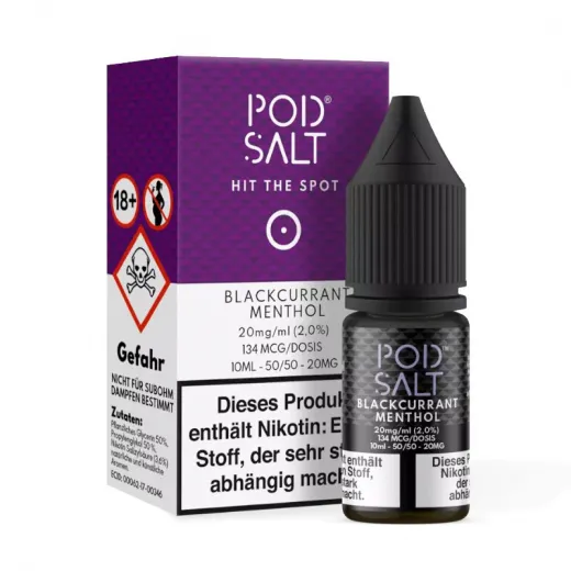 Pod Salt - Blackcurrant Menthol - Nikotinsalz Liquid