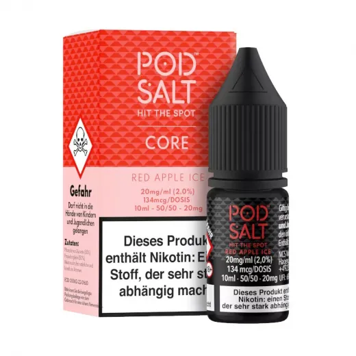 Pod Salt Core - Red Apple Ice - Nikotinsalz Liquid