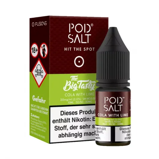 Pod Salt Fusion - Cola with Lime - Nikotinsalz Liquid