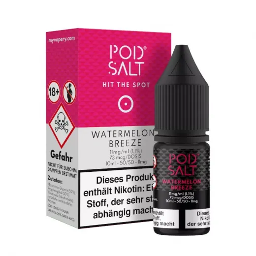 Pod Salt - Watermelon Breeze - Nikotinsalz Liquid