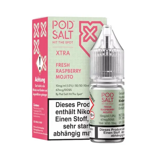 Pod Salt X - Fresh Raspberry Mojito - Nikotinsalz Liquid