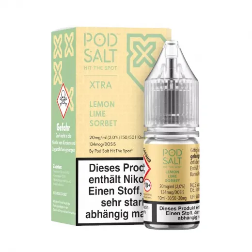 Pod Salt X - Lemon Lime Sorbet - Nikotinsalz Liquid