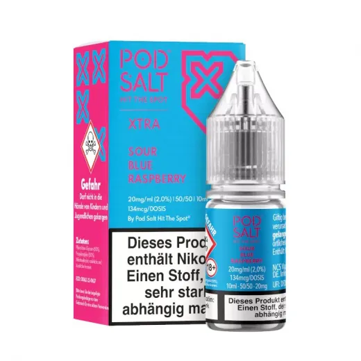 Pod Salt X - Sour Blue Raspberry - Nikotinsalz Liquid