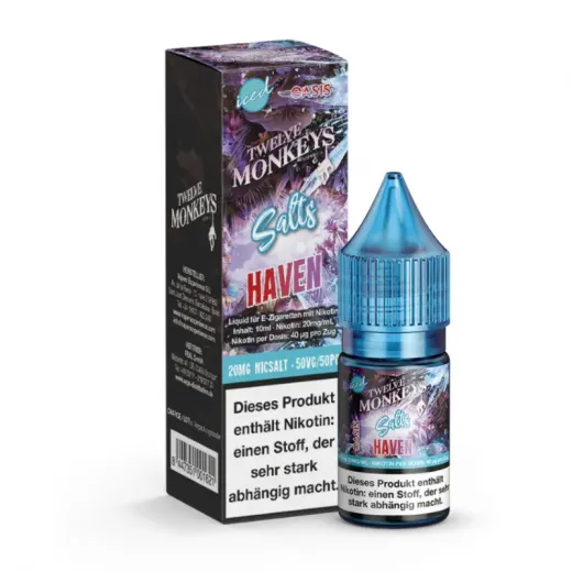 Twelve Monkeys - Iced - Haven Nikotinsalz Liquid