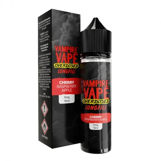 Vampire Vape - Overdosed - Cherry Raspberry Apple Longfills 10 ml