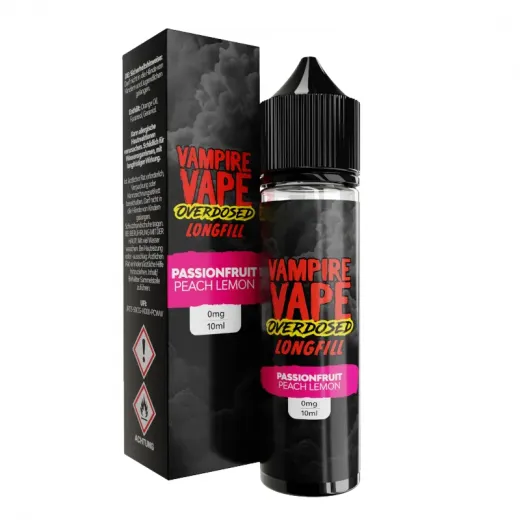 Vampire Vape - Overdosed - Passionfruit Peach Lemon Longfills 10 ml