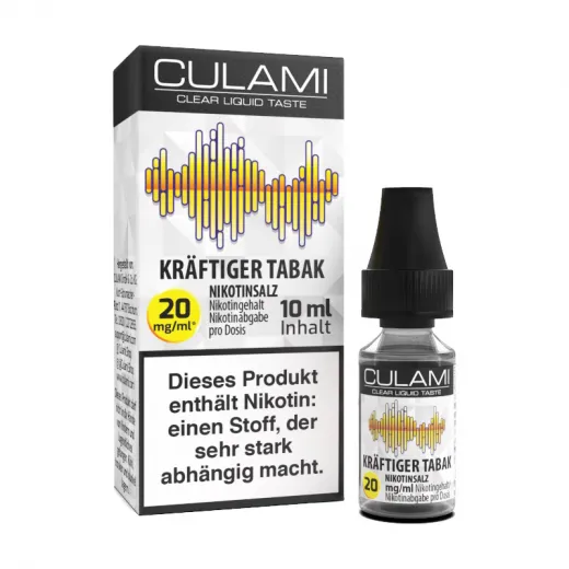 Culami - Nikotinsalz Liquid Kräftiger Tabak