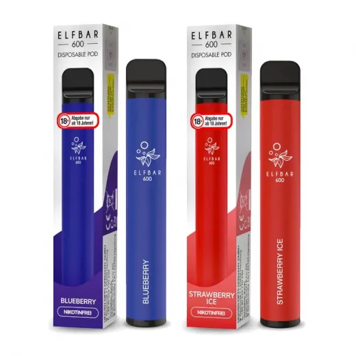 Elfbar 600 Einweg E-Zigarette 0mg/ml