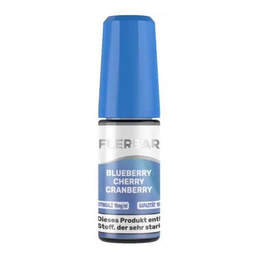 Flerbar Liquid - Blueberry Cherry Cranberry Nikotinsalz Liquid
