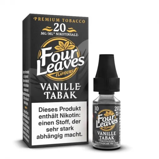 Four Leaves - Vanille Tabak Nikotinsalz Liquid