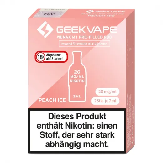 GeekVape Wenax M1 Pods Geschmacksrichtung Peach Ice