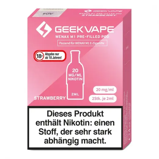 GeekVape Wenax M1 Pods Geschmacksrichtung Strawberry