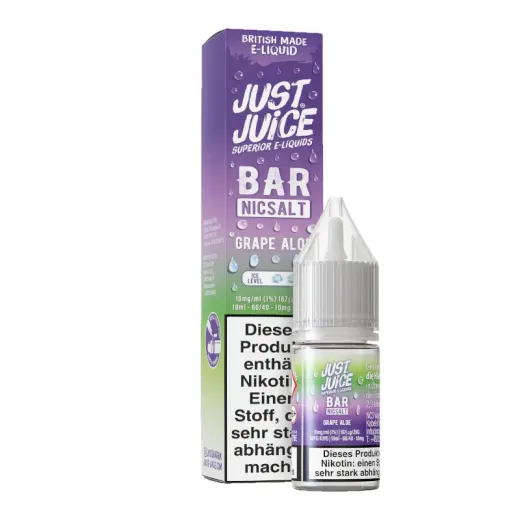 Just Juice - Bar - Grape Aloe Nikotinsalz Liquid