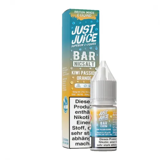 Just Juice - Bar - Kiwi Passion Orange Nikotinsalz Liquid