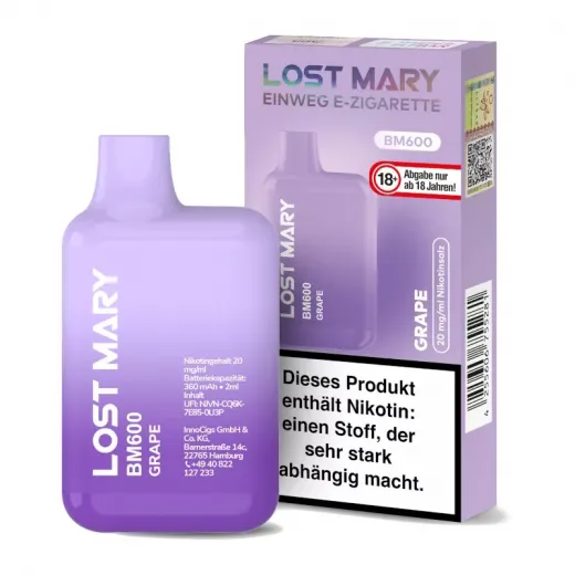 Lost Mary BM600 Einweg E-Zigarette