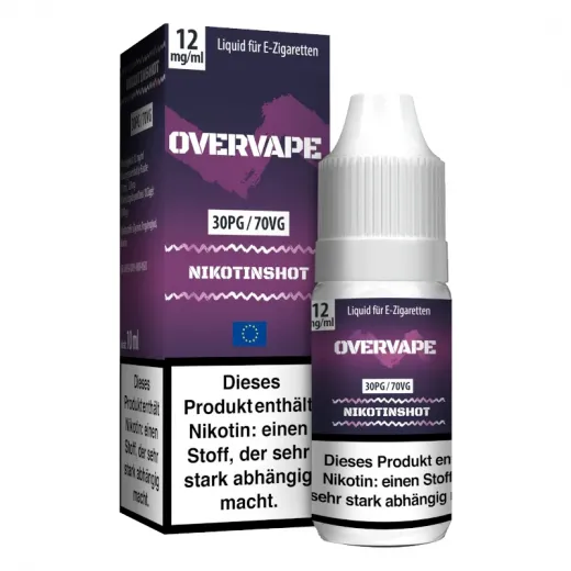 Overvape - 10ml Nikotin Shot 70VG / 30PG