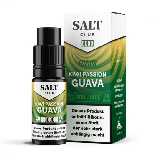 Salt Club - 5000 - Kiwi Passion Guava Nikotinsalz Liquid