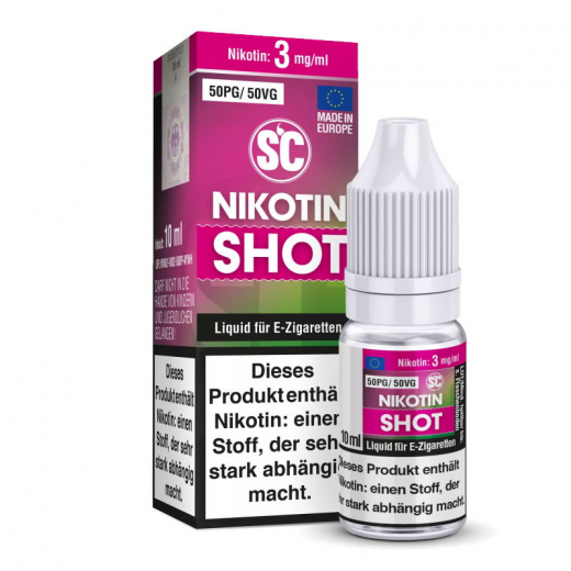 SC - 10ml Nikotin Shot 50PG / 50VG