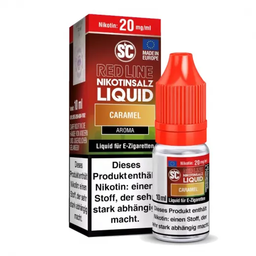 SC - Red Line - Caramel - Nikotinsalz Liquid