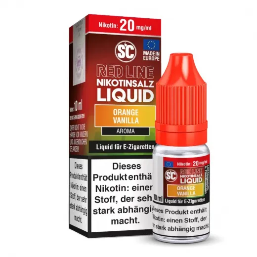 SC - Red Line - Orange Vanilla - Nikotinsalz Liquid