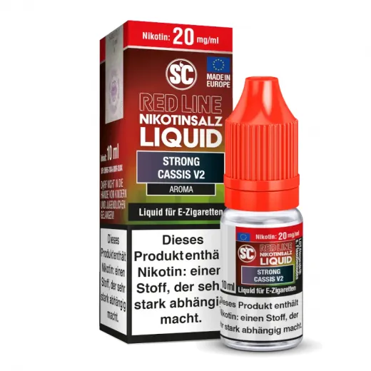 SC - Red Line - Strong Cassis V2 - Nikotinsalz Liquid