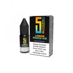 5EL - Lemon Peach Ice - Nikotinsalz Liquid