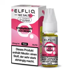 ELFLIQ - Strawberry Ice Cream - Nikotinsalz Liquid