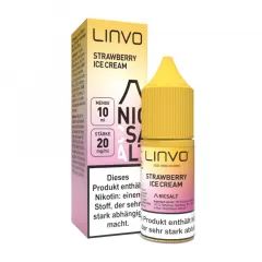 Linvo - Strawberry Ice Cream - Nikotinsalz Liquid