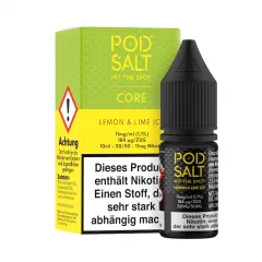 Pod Salt Core - Lemon & Lime Ice - Nikotinsalz Liquid