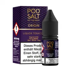 Pod Salt Origin - Liquor Tobacco - Nikotinsalz Liquid