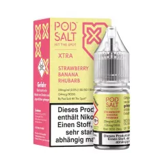 Pod Salt X - Strawberry Banana Rhubarb - Nikotinsalz Liquid
