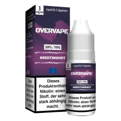 Overvape - 10ml Nikotin Shot 70VG / 30PG