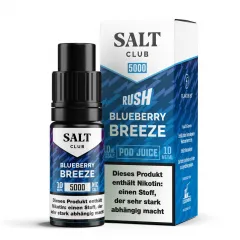 Salt Club - 5000 - Blueberry Breeze Nikotinsalz Liquid
