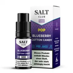 Salt Club - 5000 - Blueberry Cotton Candy Nikotinsalz Liquid