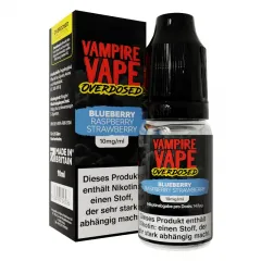 Vampire Vape - Overdosed - Blueberry Raspberry Strawberry Nikotinsalz Liquid